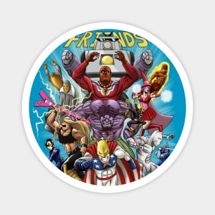 Justice Friends Magnet